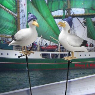 Gartenstecker MÖWE HINNERK