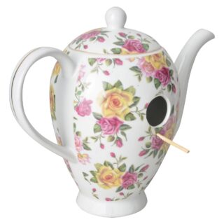 Nistkasten Kaffeekanne Vogel 3