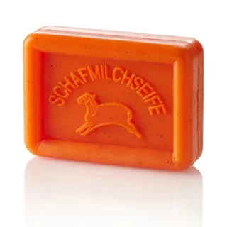 Ovis-Seife Eckig-Schaf Sanddorn 8,5 x 6 cm 100 g