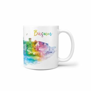 BÜSUM TASSE SKYLINE RAINBOW
