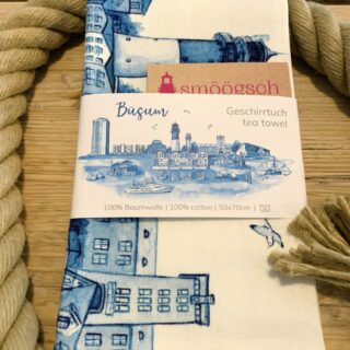 Geschirrtuch Büsum Blau