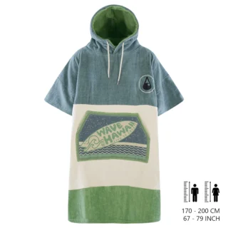 Poncho Curitiba, Baumwolle Velours