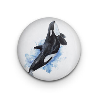 Dekomagnet Orca Splash
