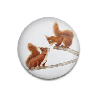 Dekomagnet Squirrel Romance