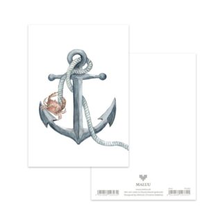 Postkarte Anchor Crab