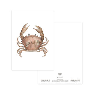 Postkarte Crab