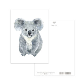 Postkarte Koala