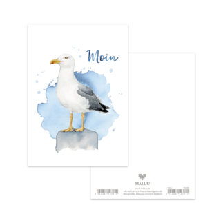 Postkarte Seagull