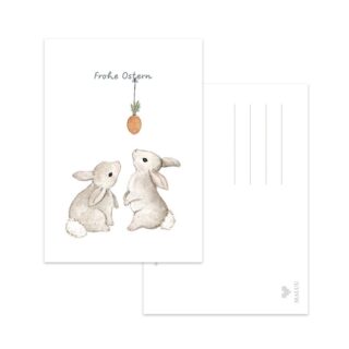 Postkarte Osterhasen