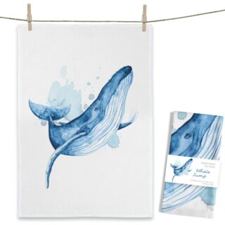 Geschirrtuch Whale Jump