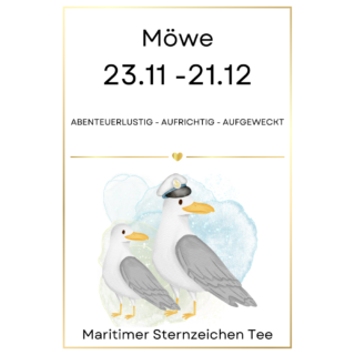 MARITIMER STERNZEICHEN Möwe 23.11 -21.12