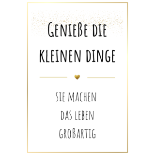 TEE VON HERZEN; GENIESSE DIE KLEINEN DINGE