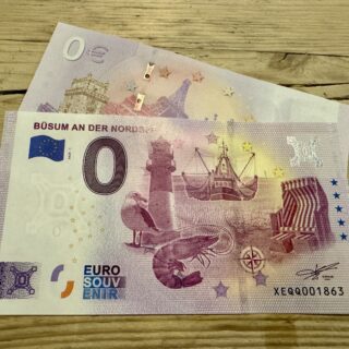 Der erste offizielle „0“ Euro Schein Büsum
