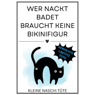 KLEINE NASCHI TÜTE LAKRITZ BIKINIFIGUR