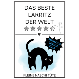 KLEINE NASCHI TÜTE LAKRITZ DAS BESTE LAKRITZ DER WELT
