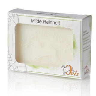 Ovis-Seife Eckig verp. mild rein 8,5 x 6 cm 100 g