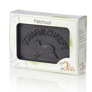 Ovis-Seife Eckig verp. Patchouli 8,5x6 cm 100 g