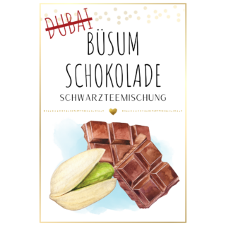 Büsum Schokolade Schwarzteemischung