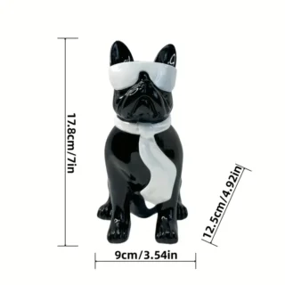 Moderne Französische Bulldoggen SCHWARZ KLEIN