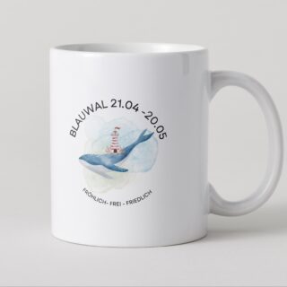 Sternzeichen-Becher BLAUWAL „Stier" (21.04 – 20.05)