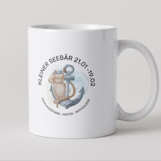 Sternzeichen-Becher KLEINER SEEBÄR „Wassermann" (21.01 – 19.02)