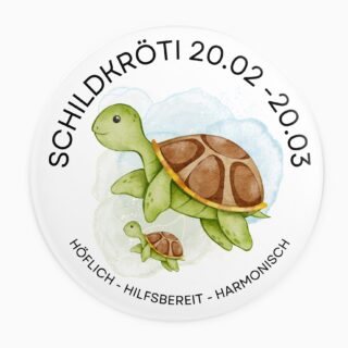 Sternzeichen Magnet SCHILDKRÖTI „FISCHE“ (20.02 – 20.03)