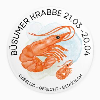Sternzeichen Magnet BÜSUMER KRABBE „Widder“ (21.03 – 20.04)
