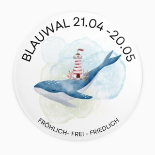 Sternzeichen Magnet BLAUWAL „Stier“ (21.04 – 20.05)