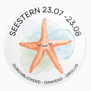 Sternzeichen Magnet SEESTERN „Löwe“ (24.08 – 23.09)