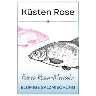 Küsten Rose – Feines Rosen-Meersalz Lieblingsgewürz