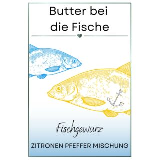 Butter bei die Fische – Zitronen-Pfeffer-Mischung Lieblingsgewürz