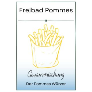 Freibad Pommes – Der Pommes Würzer Lieblingsgewürz