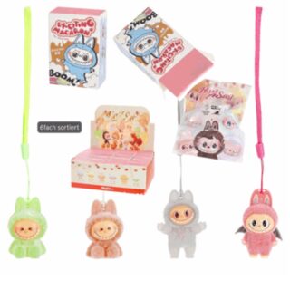 Schlüsselanhänger Flauschigen Labubu-Monsterchen Mystery Box