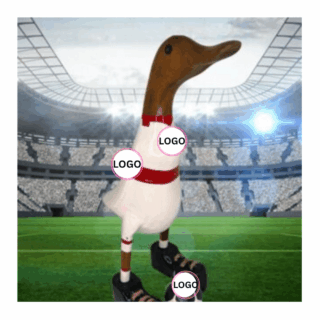 Fußball Laufenten NR.10 Rot/Weiß Edition