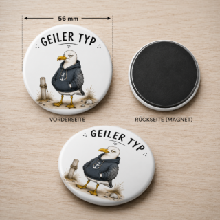 Kühlschrankmagnet „Geiler Typ“